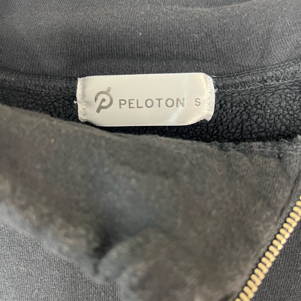 Peloton Black Side Zip Pullover, Small - image 4